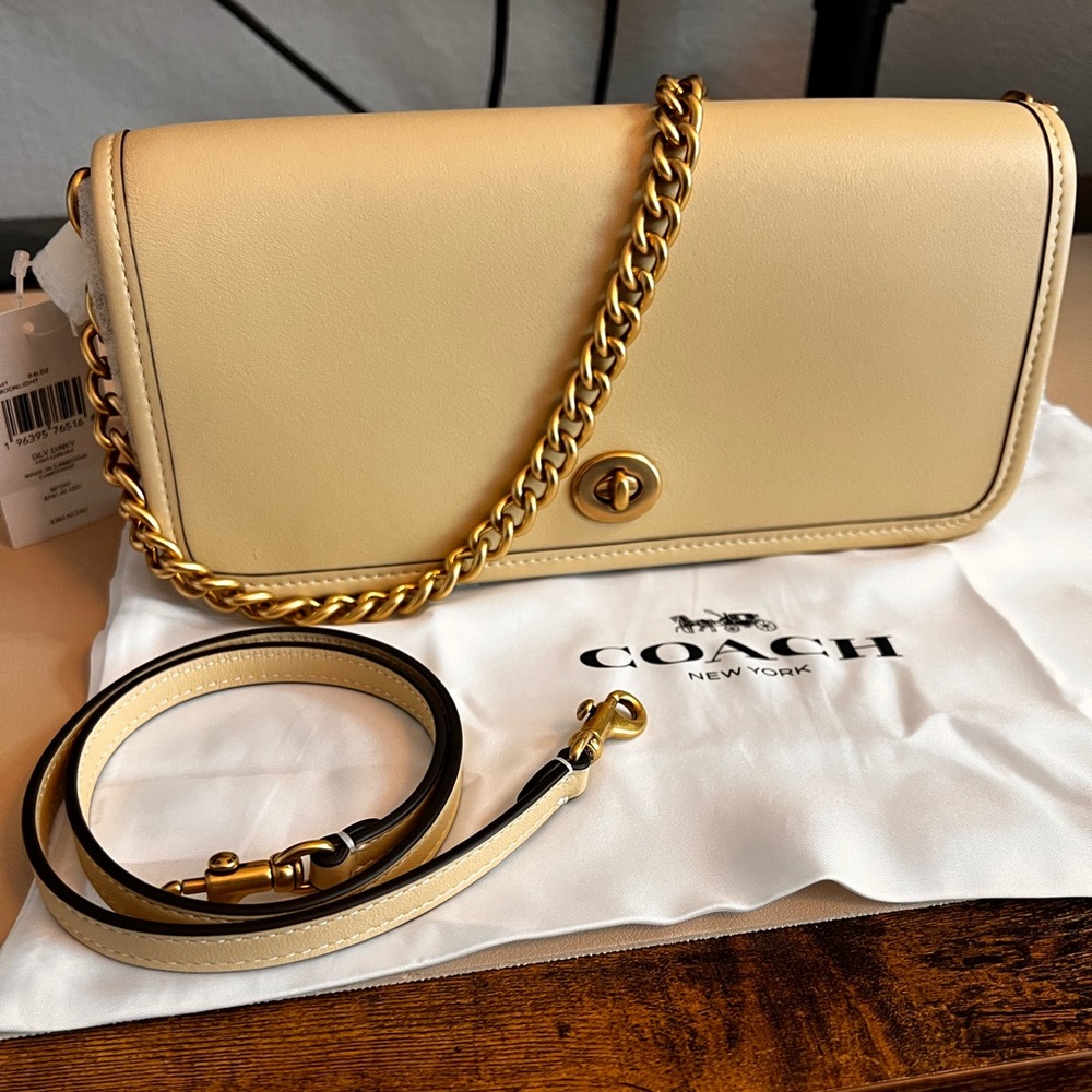 Coach Dinky Bag - Moonlight (pale yellow)